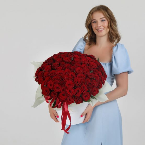  Коробка цветов "Сеньорита"