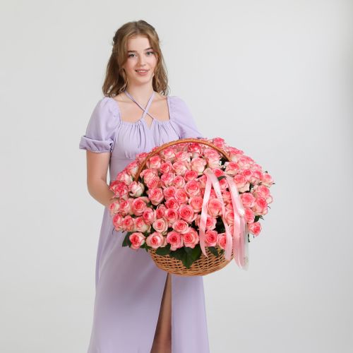 Композиция в корзине "Фантазия"