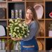 Голландская кустовая роза "Сноуфлейк"